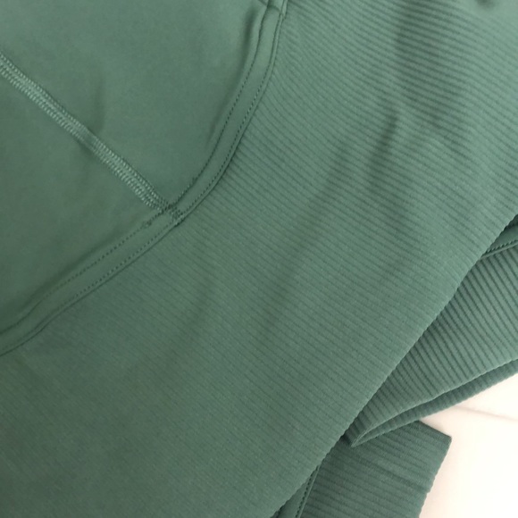 Lulu🍋 Algae Green Train Free High Rise Crop 23” Nulux size 6 - Picture 12 of 12